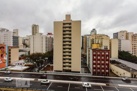 Varanda Vista de apartamento à venda com 1 quarto, 33m² em Barra Funda, São Paulo