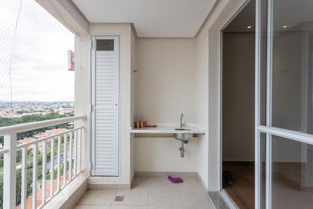 Varanda da Sala de apartamento para alugar com 3 quartos, 80m² em Ponte Preta, Campinas