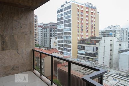 Varanda da Sala de kitnet/studio para alugar com 1 quarto, 56m² em Leblon, Rio de Janeiro