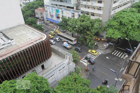 Vista da Varanda da Sala de kitnet/studio para alugar com 1 quarto, 56m² em Leblon, Rio de Janeiro