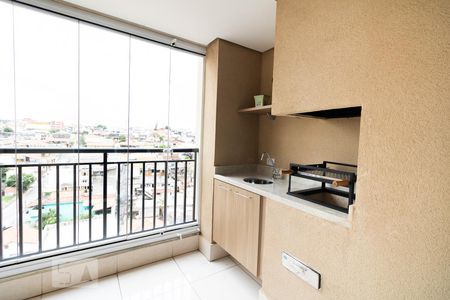 Varanda com Churrasqueira de apartamento à venda com 2 quartos, 57m² em Vila Ede, São Paulo