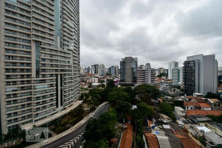 Varanda - vista de apartamento para alugar com 1 quarto, 37m² em Pinheiros, São Paulo