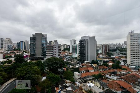 Varanda - vista de apartamento para alugar com 1 quarto, 37m² em Pinheiros, São Paulo