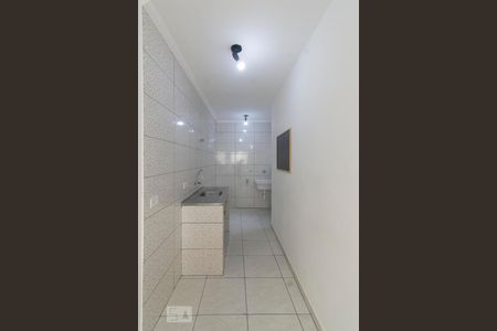 Cozinha de casa de condomínio para alugar com 1 quarto, 34m² em Jardim Carlu, São Paulo