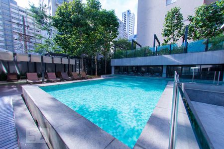 Área comum - Piscina de kitnet/studio para alugar com 1 quarto, 33m² em Jardim Paulista, São Paulo