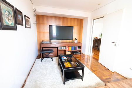 Sala de TV de apartamento para alugar com 3 quartos, 159m² em Vila Bastos, Santo André