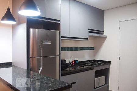 Cozinha de apartamento à venda com 1 quarto, 51m² em Centro, São Paulo