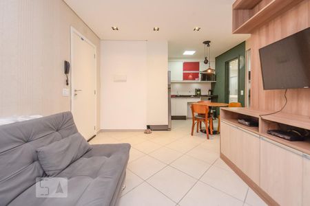 Sala de apartamento para alugar com 1 quarto, 38m² em Centro, São Paulo