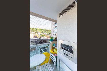Varanda gourmet de apartamento à venda com 3 quartos, 95m² em Santa Rosa, Niterói