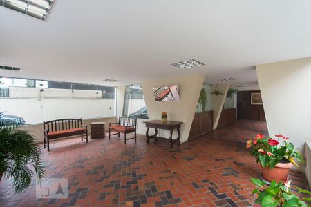 Hall social de apartamento para alugar com 1 quarto, 47m² em Moema, São Paulo