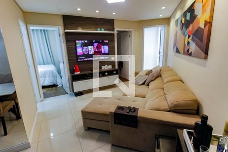 Sala de apartamento para alugar com 2 quartos, 51m² em Jardim Monte Alegre, Taboão da Serra