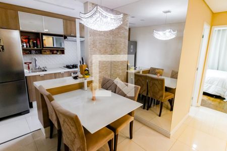 Detalhe Sala de apartamento para alugar com 2 quartos, 51m² em Jardim Monte Alegre, Taboão da Serra