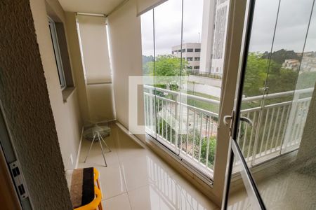 Varanda da Sala de apartamento para alugar com 2 quartos, 51m² em Jardim Monte Alegre, Taboão da Serra