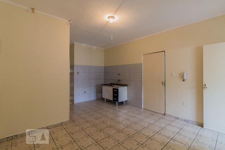 Cozinha e Sala de apartamento para alugar com 1 quarto, 53m² em Parque João Ramalho, Santo André