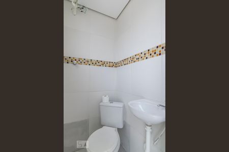 Banheiro Cobertura de apartamento para alugar com 2 quartos, 88m² em Vila Scarpelli, Santo André