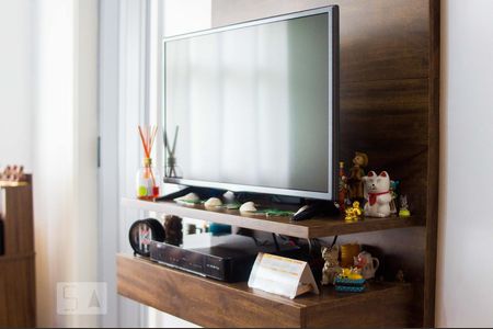 Detalhe Sala de apartamento à venda com 1 quarto, 30m² em Bela Vista, São Paulo