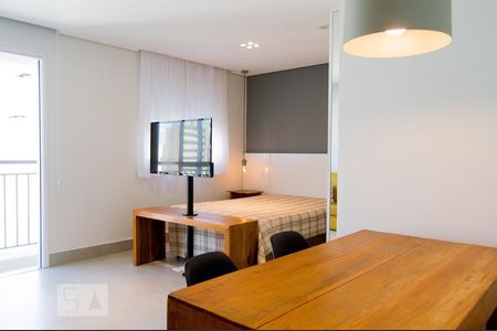 Detalhe Sala de apartamento à venda com 1 quarto, 36m² em Santa Efigênia, São Paulo