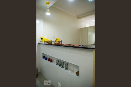 Cozinha de kitnet/studio à venda com 1 quarto, 30m² em Leme, Rio de Janeiro