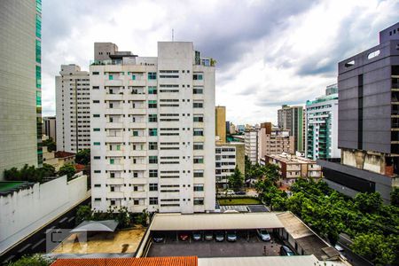 Vista Sala de apartamento à venda com 3 quartos, 100m² em Lourdes, Belo Horizonte