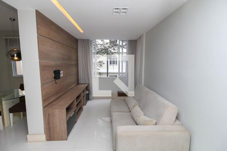 Sala de Estar de apartamento para alugar com 2 quartos, 72m² em Laranjeiras, Rio de Janeiro