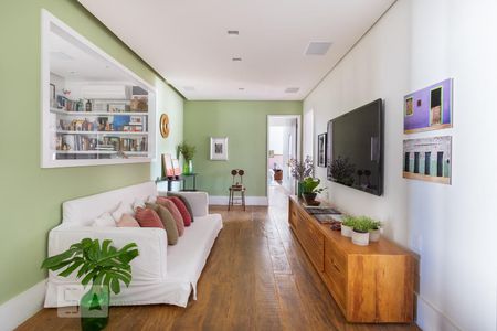 Sala de TV de apartamento à venda com 4 quartos, 245m² em Real Parque, São Paulo