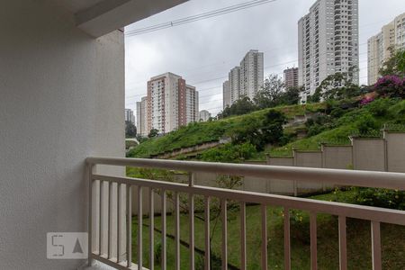 Varanda _ Vista de apartamento à venda com 2 quartos, 49m² em Parque Reboucas, São Paulo