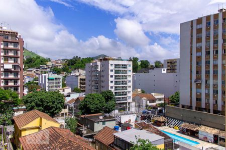 Vista da Sala de apartamento para alugar com 1 quarto, 52m² em Méier, Rio de Janeiro