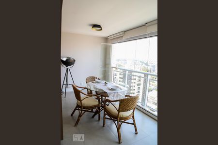 Varanda da Sala de apartamento para alugar com 1 quarto, 53m² em Jardim Brasil (zona Sul), São Paulo