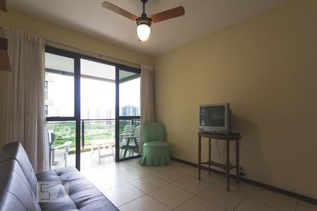 Sala de apartamento para alugar com 1 quarto, 60m² em Barra da Tijuca, Rio de Janeiro