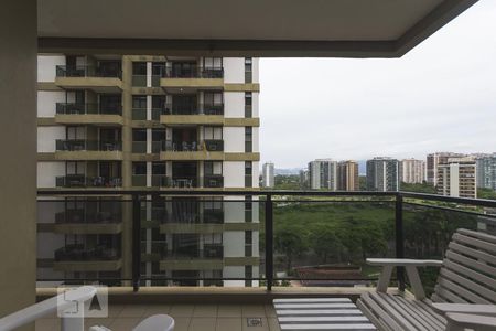 Varanda de apartamento para alugar com 1 quarto, 60m² em Barra da Tijuca, Rio de Janeiro