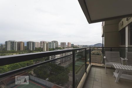 Varanda de apartamento para alugar com 1 quarto, 60m² em Barra da Tijuca, Rio de Janeiro