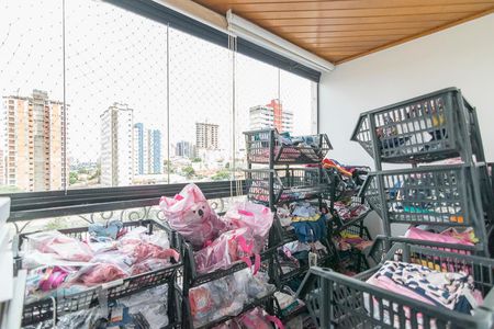 Varanda de apartamento à venda com 4 quartos, 140m² em Parque das Nações, Santo André