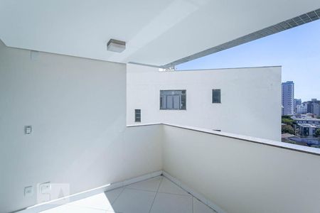 Varanda da sala de apartamento à venda com 3 quartos, 95m² em Anchieta, Belo Horizonte