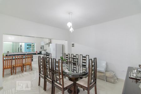 Sala de Jantar de casa à venda com 3 quartos, 300m² em Vila Scarpelli, Santo André