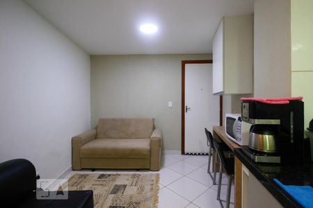 Sala/Quarto de kitnet/studio para alugar com 1 quarto, 25m² em Recreio dos Bandeirantes, Rio de Janeiro