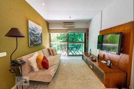 Sala de apartamento à venda com 1 quarto, 80m² em Lagoa, Rio de Janeiro