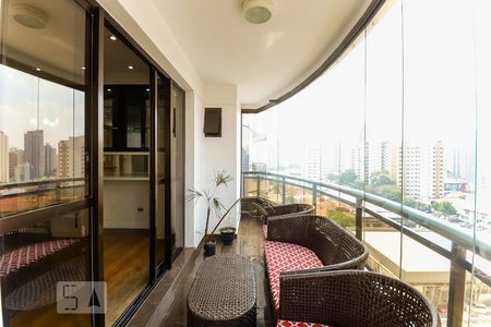 Varanda de apartamento para alugar com 3 quartos, 170m² em Jardim Anália Franco, São Paulo