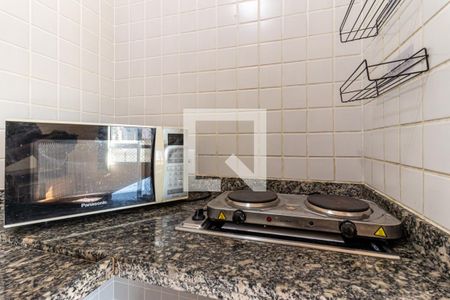 Cozinha - Cooktop de apartamento à venda com 1 quarto, 30m² em Vila Buarque, São Paulo
