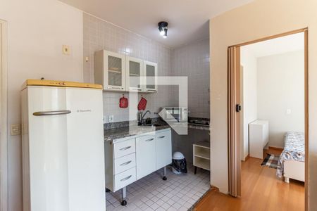 Cozinha de apartamento à venda com 1 quarto, 30m² em Vila Buarque, São Paulo