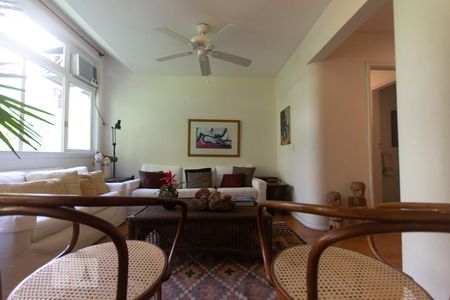 Sala de Estar de apartamento para alugar com 2 quartos, 95m² em Leblon, Rio de Janeiro