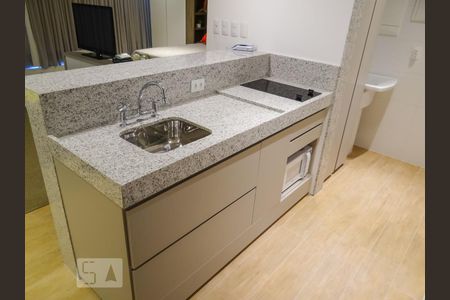 Cozinha de kitnet/studio à venda com 1 quarto, 44m² em Cristal, Porto Alegre