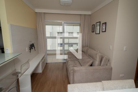 Sala de apartamento para alugar com 1 quarto, 52m² em Baeta Neves, São Bernardo do Campo