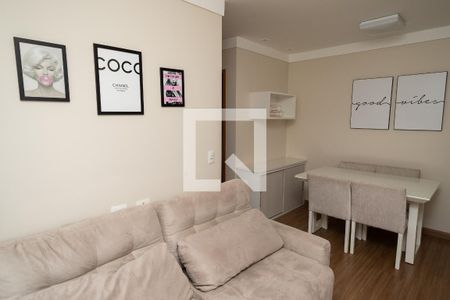 Sala de apartamento para alugar com 1 quarto, 52m² em Baeta Neves, São Bernardo do Campo