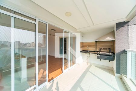 Varanda Gourmet de apartamento à venda com 2 quartos, 83m² em Parque Bandeirante, Santo André