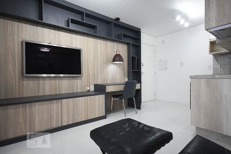Sala de apartamento à venda com 1 quarto, 35m² em Real Parque, São Paulo