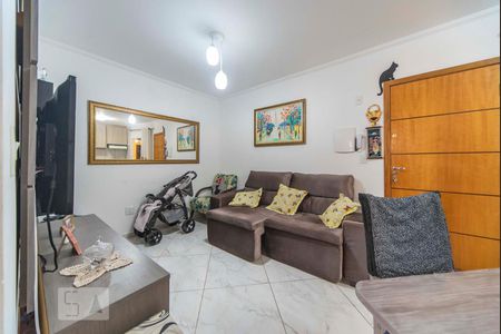 Sala de apartamento para alugar com 2 quartos, 40m² em Vila Alzira, Santo André