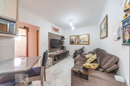 Sala de apartamento para alugar com 2 quartos, 40m² em Vila Alzira, Santo André