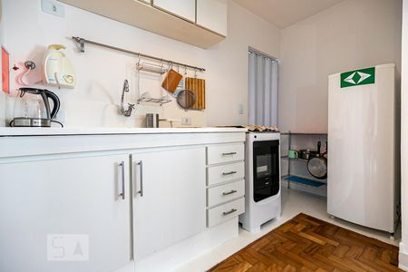 Cozinha de apartamento à venda com 1 quarto, 45m² em Itaim Bibi, São Paulo