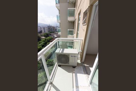 Varanda da Sala de apartamento para alugar com 1 quarto, 25m² em Taquara, Rio de Janeiro