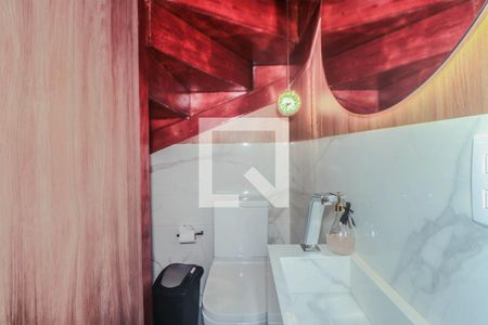 Lavabo de casa de condomínio à venda com 3 quartos, 85m² em Humaitá, Porto Alegre